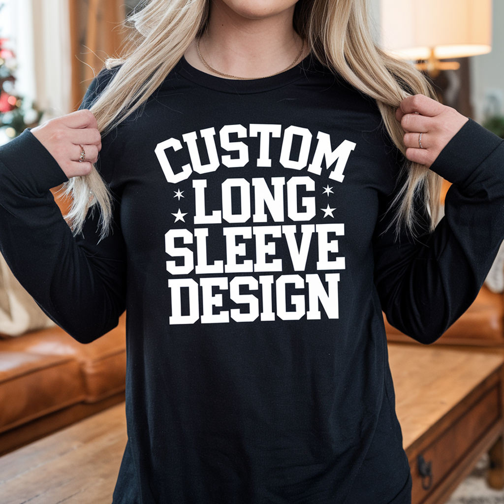 Custom Long Sleeve Gilden Cotton Unisex Shirt