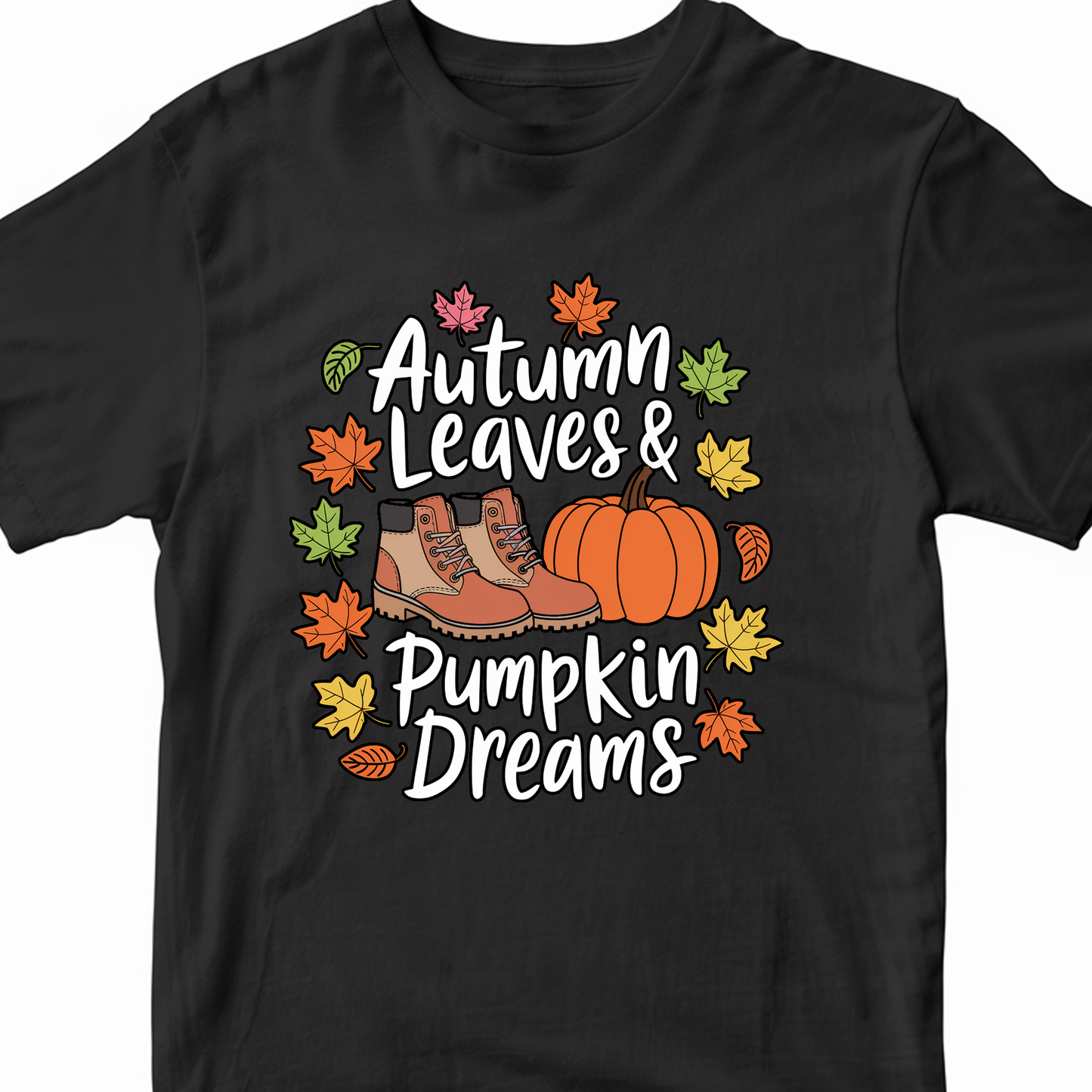 Fall Autumn Leaves & Pumpkin Dreams