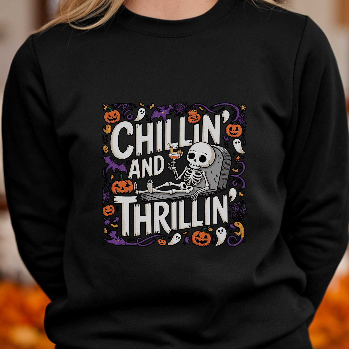 Halloween CrewNeck Sweaters