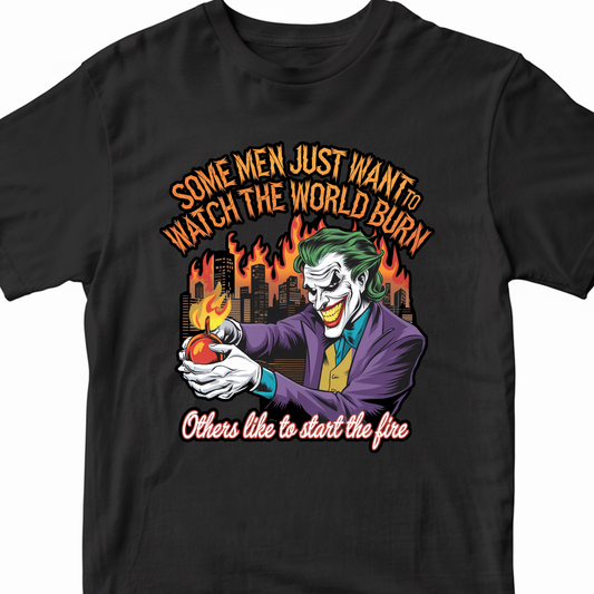 The Joker World Burn