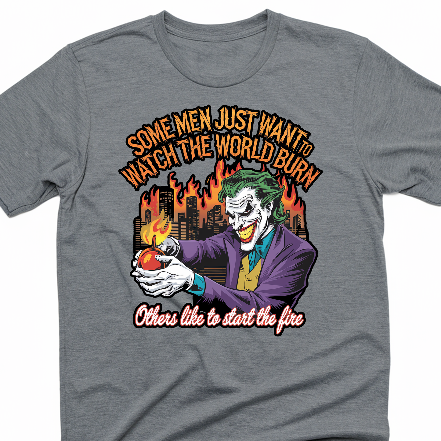 The Joker World Burn