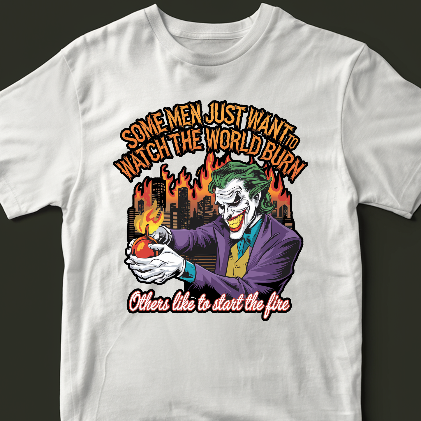 The Joker World Burn