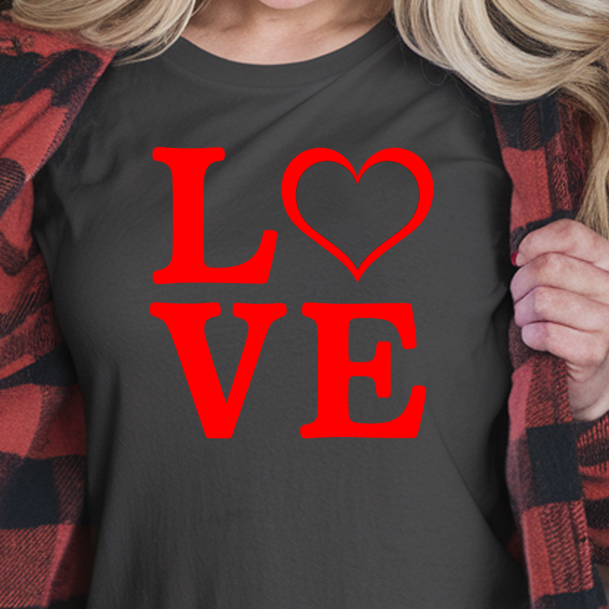 Valentine's Collection Love Stamp Unisex T-Shirt