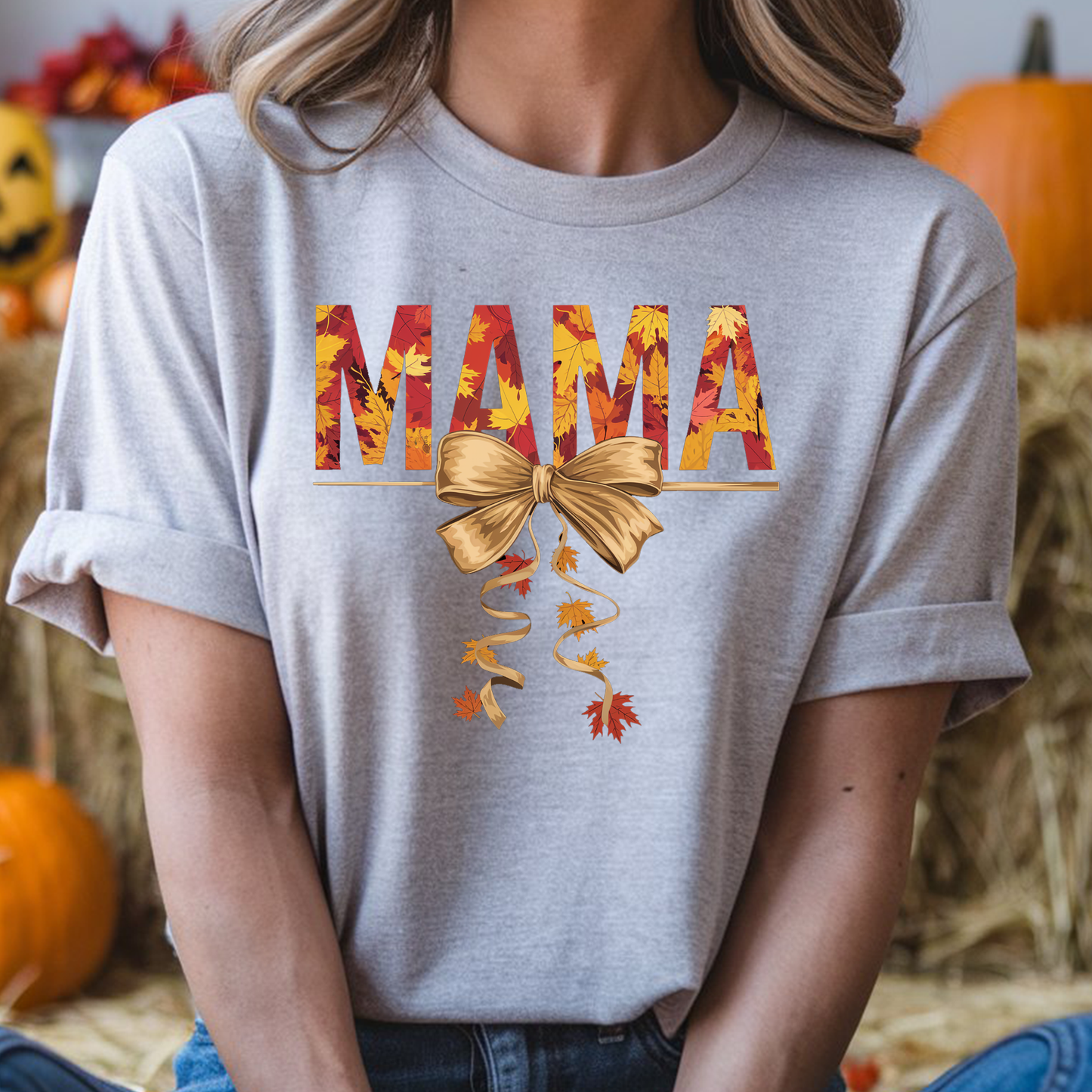 Mom Fall Bow Unisex 100% cotton