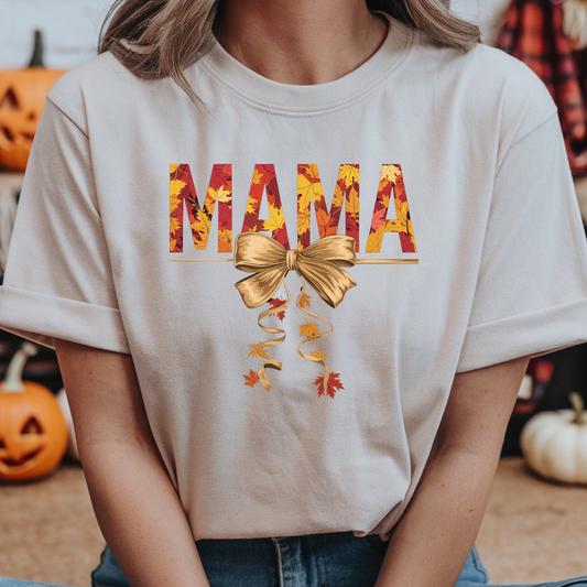 Mom Fall Bow Unisex 100% cotton