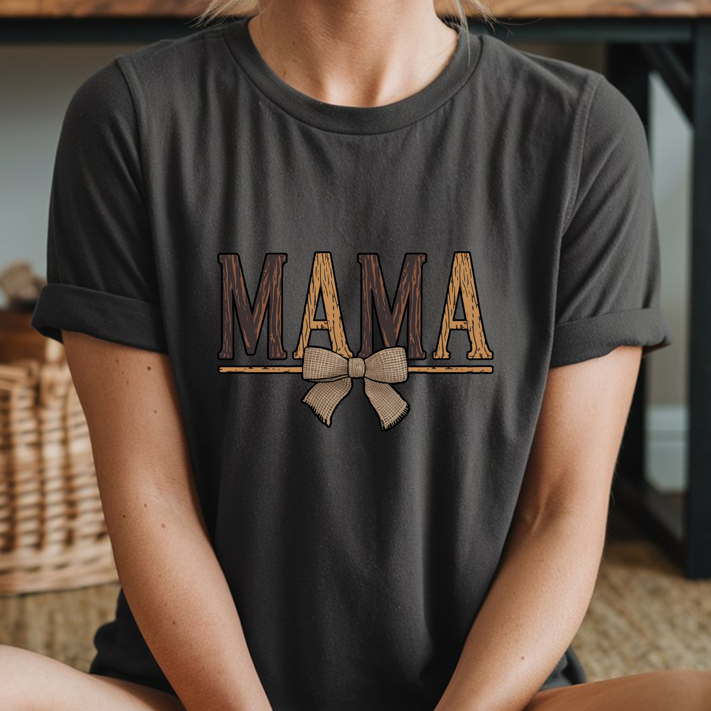 Mom Wood Unisex 100% cotton