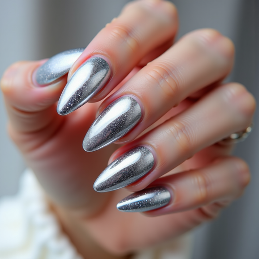 Metallic Silver Glam