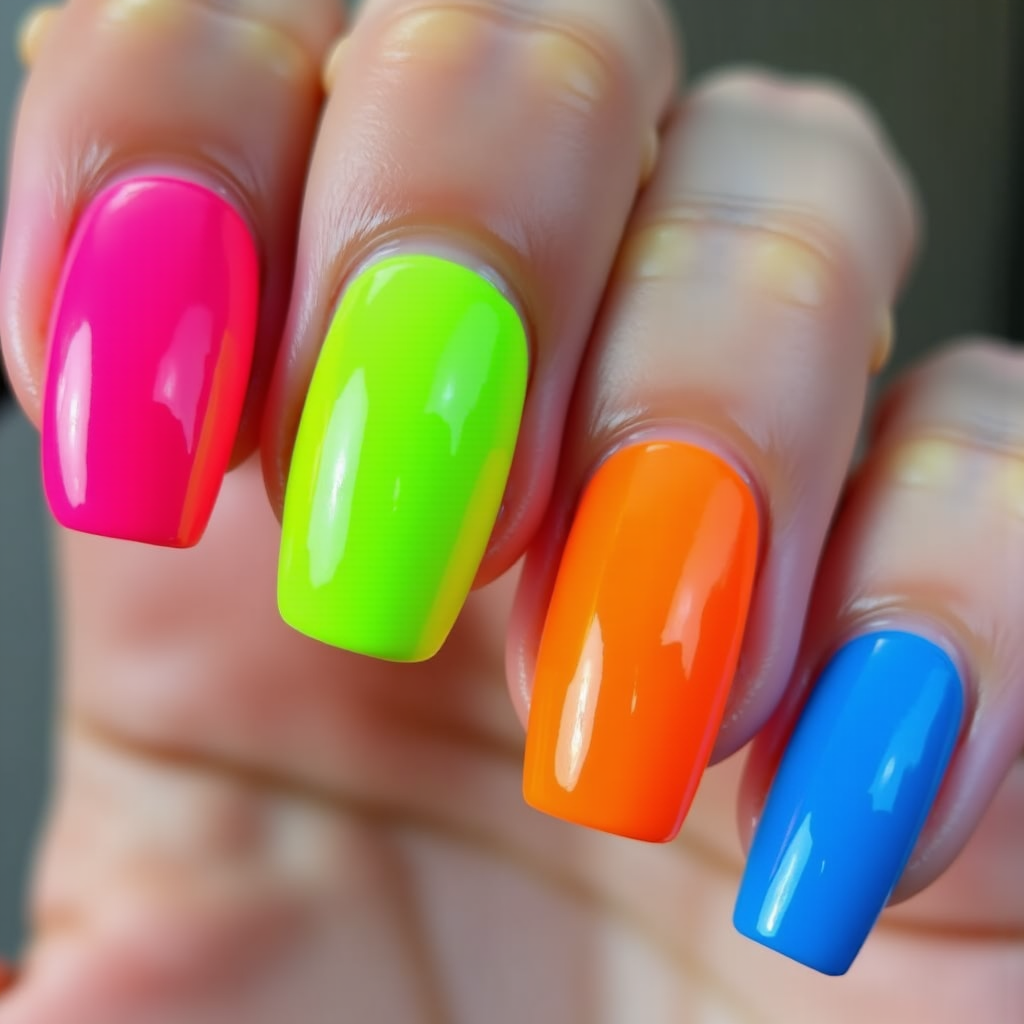 Vibrant Neon Pop