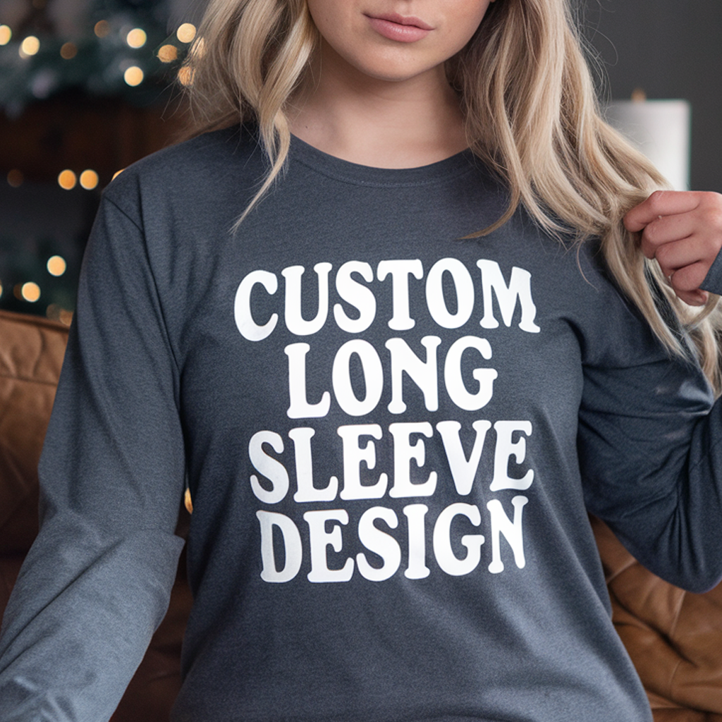 Custom Long Sleeve Gilden Cotton Unisex Shirt